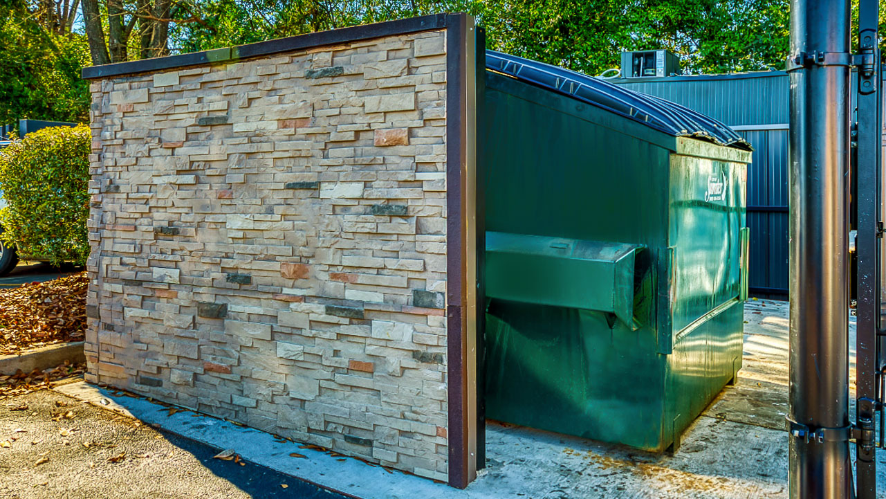 The Low Cost No Compromise Dumpster Enclosure!