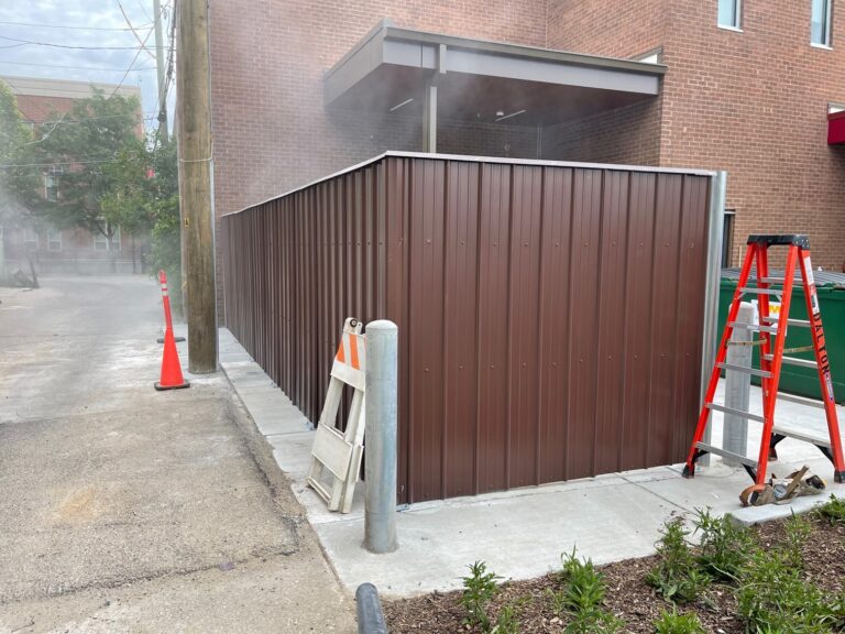 Commercial Dumpster Enclosure Kit